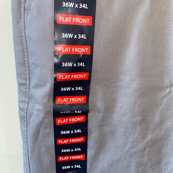 NWT Roundtree and Yorkie Chino Gray Classic Fit Pants - Picture 4 of 11